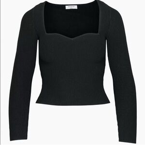 ARITZIA Babaton Sculpt by Knit Sweetheart Longsleeve